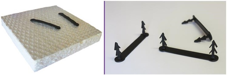 بست عایق گرمایش کفی