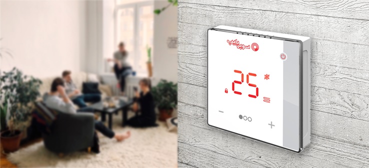 ترموستات گرمایش کفی سوپرپایپ مدل TH-20